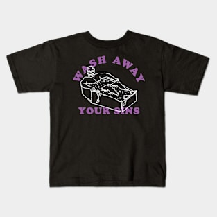 Wash Away Your Sins Kids T-Shirt